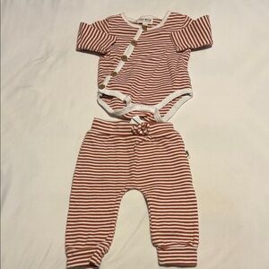 Rabbit + Bear Onesie and matching pants
